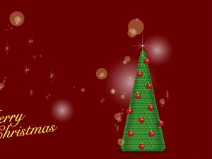 Preview wallpaper christmas tree, toys, balls, sparks, christmas