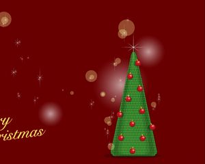 Preview wallpaper christmas tree, toys, balls, sparks, christmas