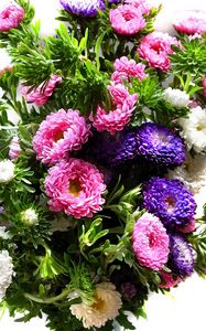 Preview wallpaper chrysanthemum, bouquet, bright, colorful