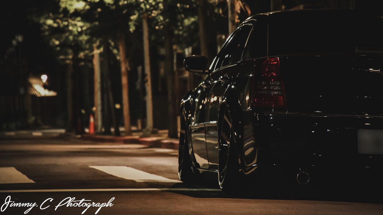 Wallpaper chrysler 300c, car, black