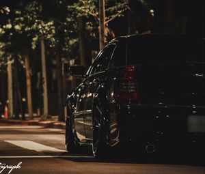 Preview wallpaper chrysler 300c, car, black