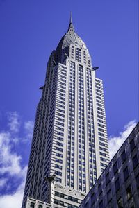 Preview wallpaper chrysler building, building, architecture, bottom view