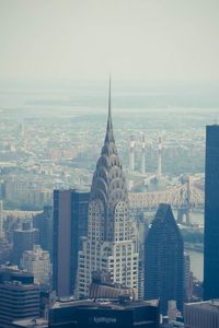 Preview wallpaper chrysler building, city, buildings, architecture, aerial view, new york