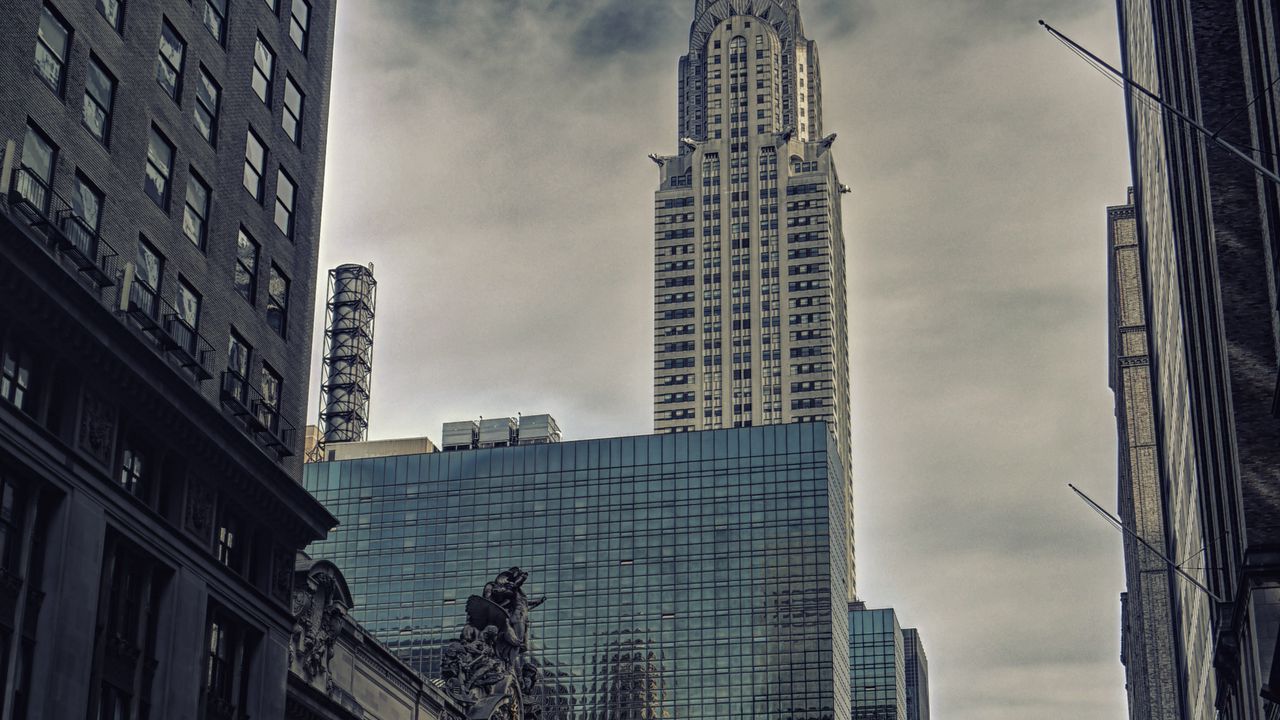 Wallpaper chrysler building, skyscraper, new york, usa