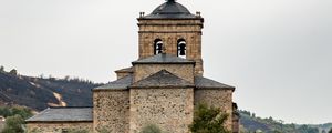 Preview wallpaper church, building, architecture, trees, spain