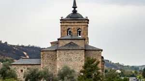 Preview wallpaper church, building, architecture, trees, spain