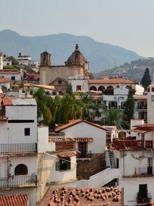 Preview wallpaper church, buildings, architecture, tiles, city