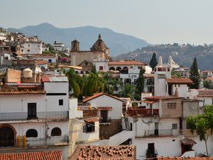 Preview wallpaper church, buildings, architecture, tiles, city