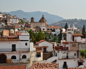 Preview wallpaper church, buildings, architecture, tiles, city