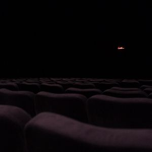 Preview wallpaper cinema, chairs, dark, darkness