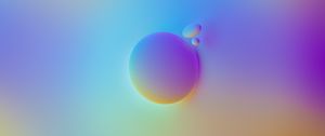 Preview wallpaper circle, bubbles, shapes, gradient, abstraction