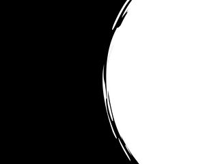 Preview wallpaper circle, bw, minimalism