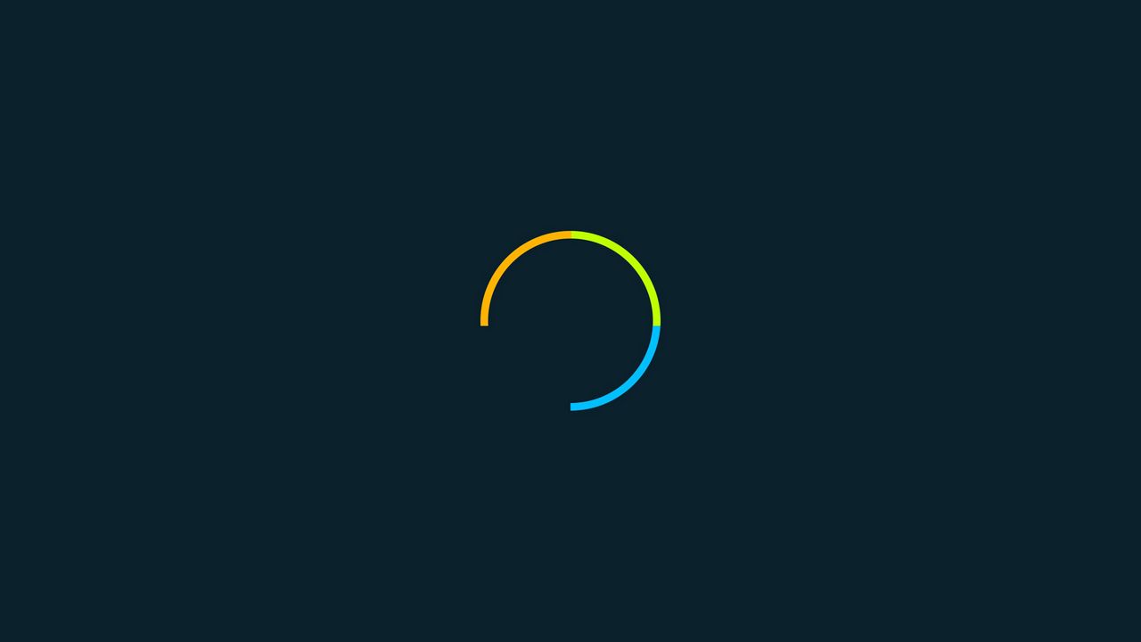 Wallpaper circle, colorful, dark background