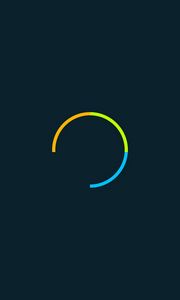 Preview wallpaper circle, colorful, dark background