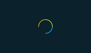 Preview wallpaper circle, colorful, dark background