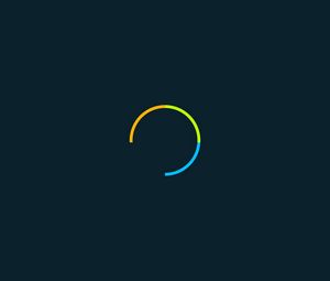 Preview wallpaper circle, colorful, dark background