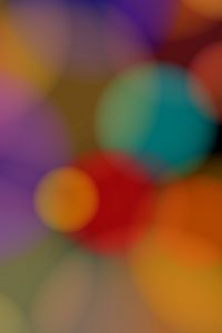 Preview wallpaper circle, colorful, glare, blurred