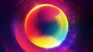 Preview wallpaper circle, colorful, shape