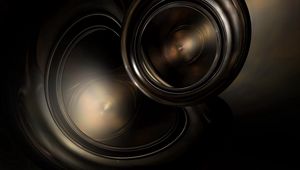 Preview wallpaper circle, form, dark, shadow
