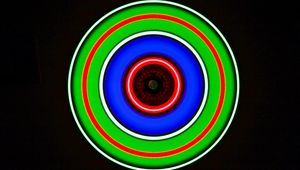 Preview wallpaper circle, glow, neon, colorful