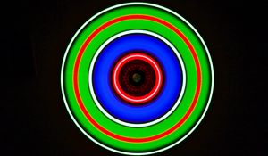 Preview wallpaper circle, glow, neon, colorful
