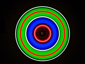 Preview wallpaper circle, glow, neon, colorful