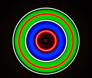 Preview wallpaper circle, glow, neon, colorful