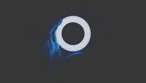 Preview wallpaper circle, hand, light, neon