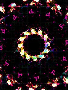 Preview wallpaper circle, kaleidoscope, shapes, abstraction
