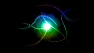 Preview wallpaper circle, light, neon, glitter