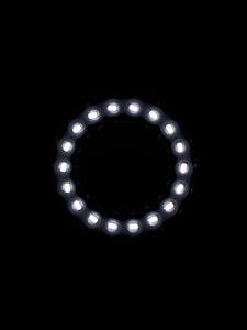 Preview wallpaper circle, light, neon, black