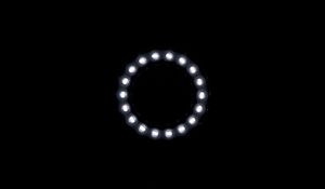 Preview wallpaper circle, light, neon, black