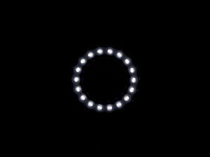 Preview wallpaper circle, light, neon, black