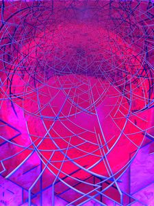 Preview wallpaper circle, lines, abstraction, colorful