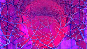 Preview wallpaper circle, lines, abstraction, colorful