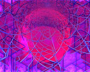 Preview wallpaper circle, lines, abstraction, colorful
