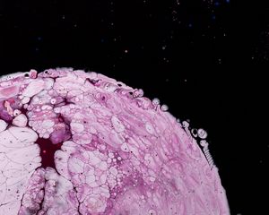 Preview wallpaper circle, paint, spots, pink, dots