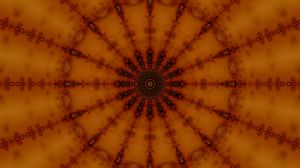 Preview wallpaper circle, patterns, lines, orange