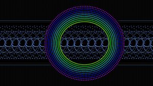 Preview wallpaper circle, points, pattern, colorful, abstraction