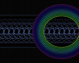 Preview wallpaper circle, points, pattern, colorful, abstraction