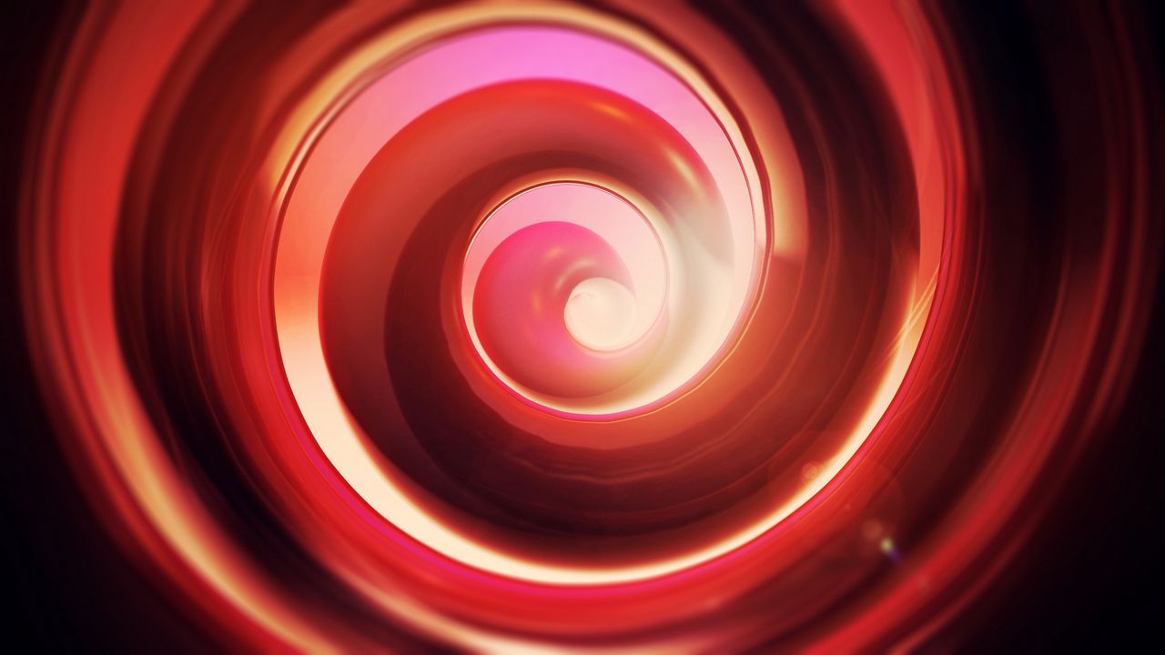 Wallpaper circle, red, abstract, paint