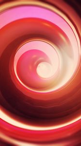 Preview wallpaper circle, red, abstract, paint