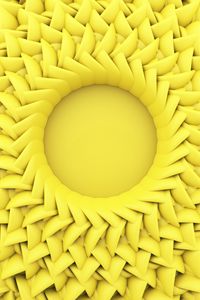 Preview wallpaper circle, relief, 3d, yellow