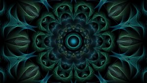 Preview wallpaper circle, shapes, fractal, kaleidoscope, abstraction