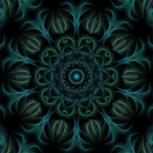 Preview wallpaper circle, shapes, fractal, kaleidoscope, abstraction