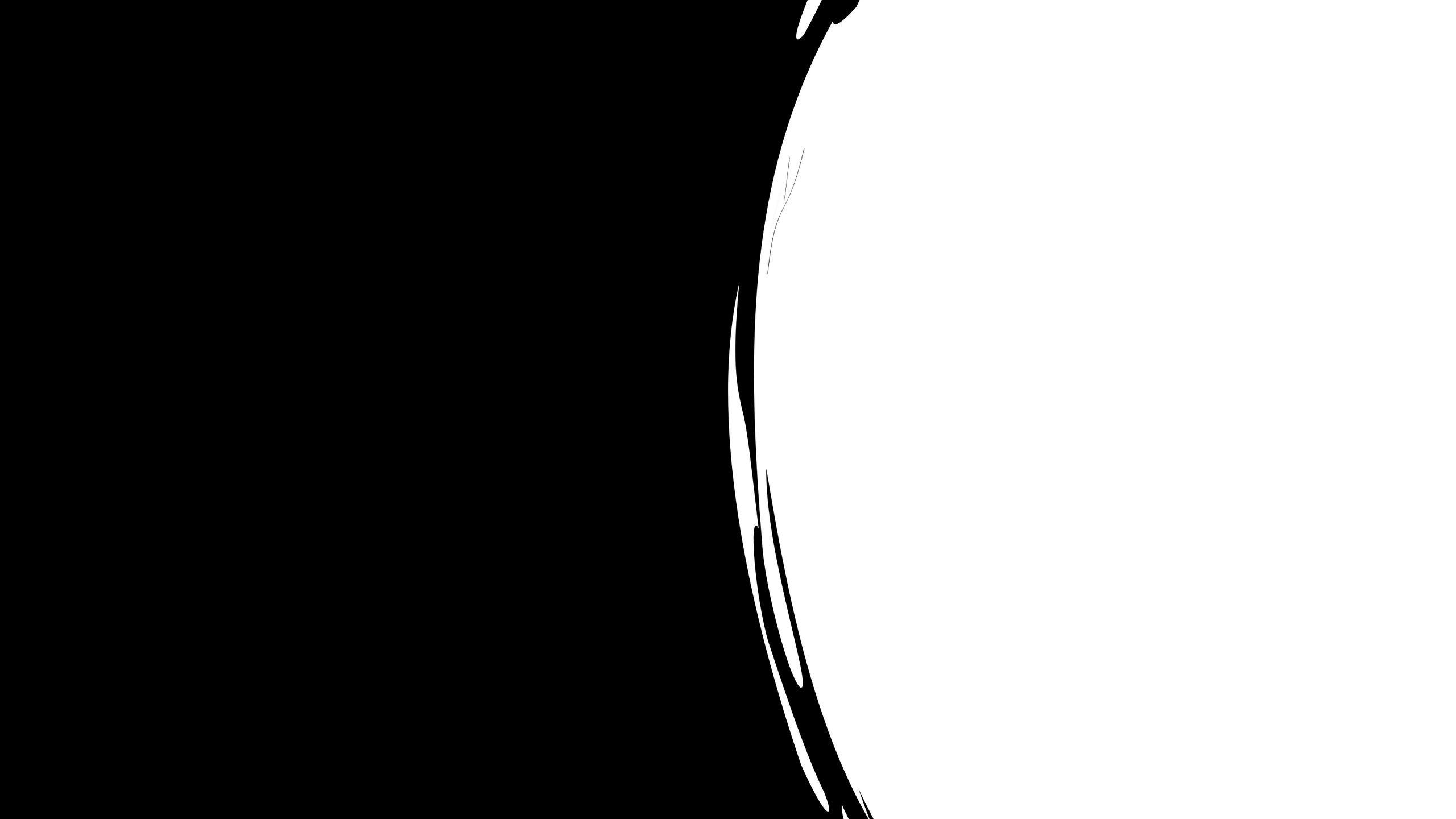 Download wallpaper 2560x1440 circle, bw, minimalism widescreen 16:9 hd  background