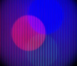 Preview wallpaper circle, stripes, lines, neon