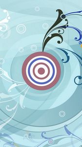 Preview wallpaper circle, target, pattern, light, rotation