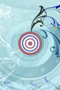 Preview wallpaper circle, target, pattern, light, rotation