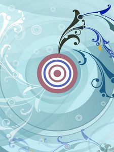 Preview wallpaper circle, target, pattern, light, rotation